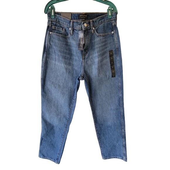 Banana Republic Jeans High Rise Straight Leg‎ Ankle 31/12 - Picture 1 of 6